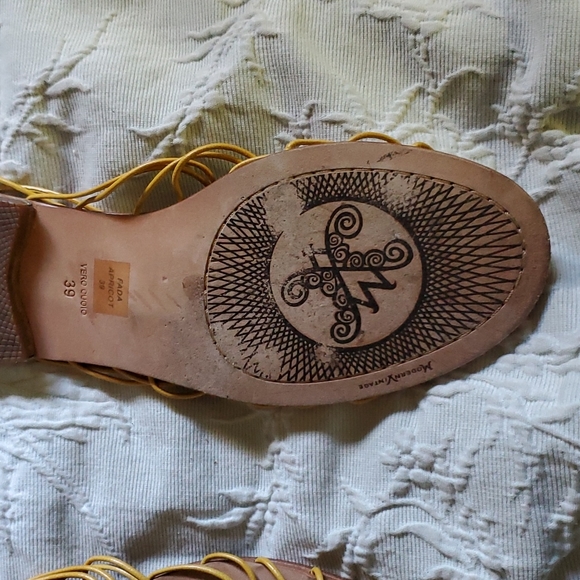 Modern Vintage Strappy sandal flats - Picture 4 of 4